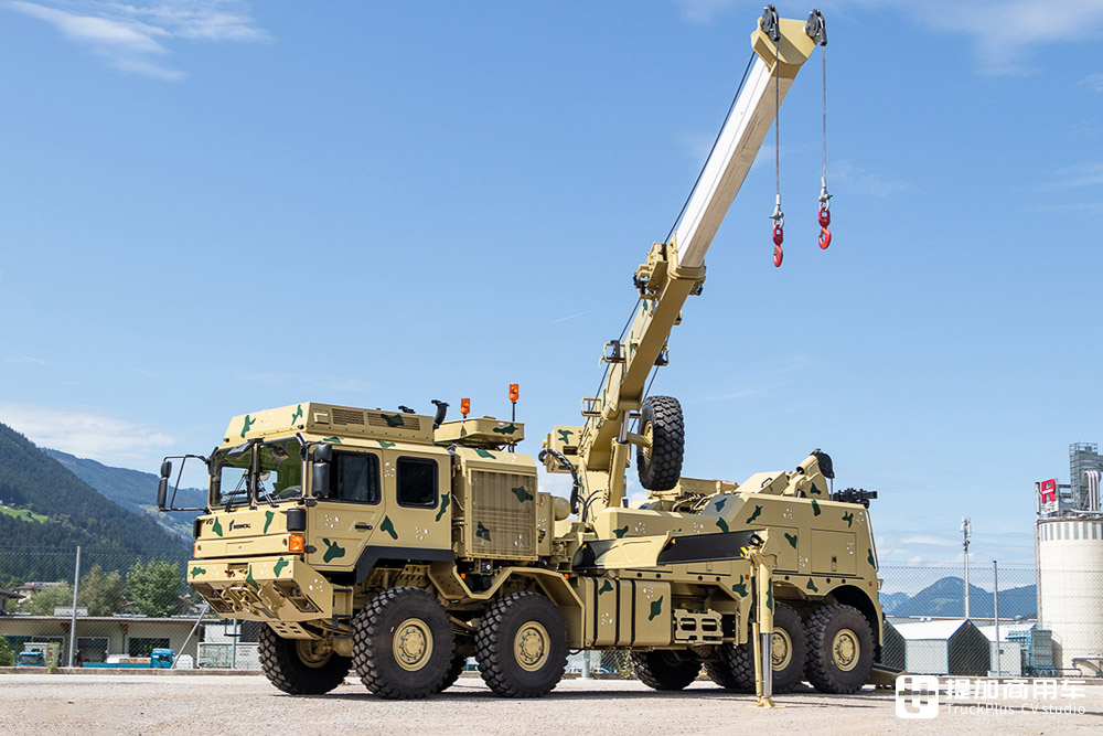 8x8驱动,军卡底盘+安普上装,实拍莱茵金属曼恩HX 8x8重型清障车 - 第12张 - 提加商用车网 8x8驱动,军卡底盘+安普上装,实拍莱茵金属曼恩HX 8x8重型清障车 - 第12张