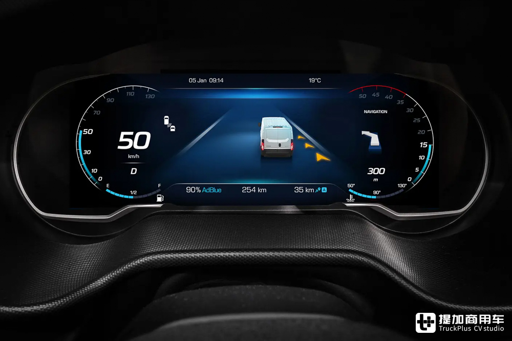 全新大屏内饰加持,智能安全水平大幅提升,带你看新一代依维柯Daily轻型商用车 - 第13张 - 提加商用车网 全新大屏内饰加持,智能安全水平大幅提升,带你看新一代依维柯Daily轻型商用车 - 第13张