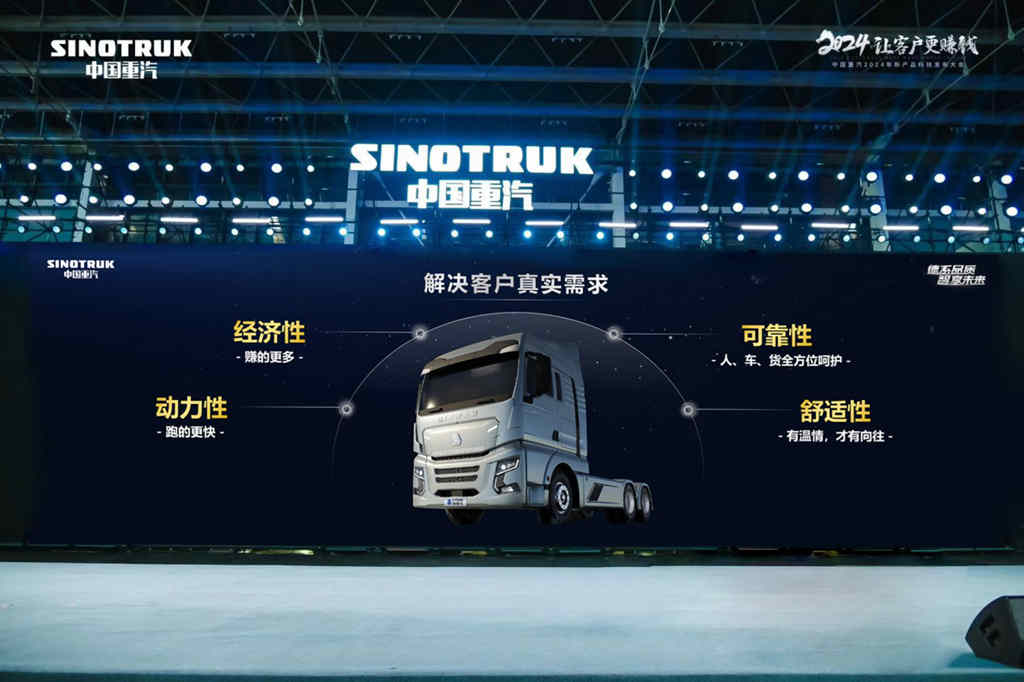 高效科技，中国重汽搭载S-TD节油技术的汕德卡全新C9H超高顶840马力重卡发布