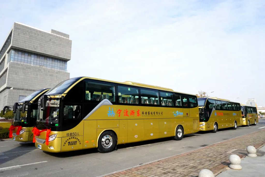春运首日!批量安凯客车交付浙江提运力