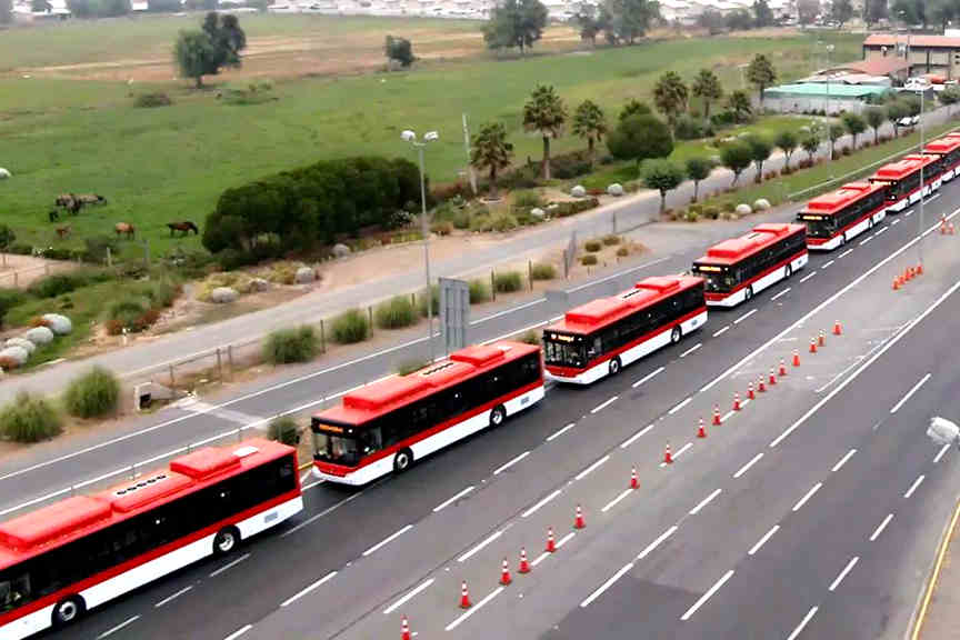 扬帆出海开门红!214辆宇通新能源客车交付智利