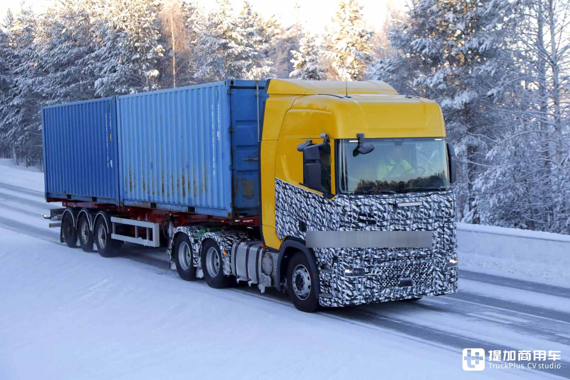 斯堪尼亚新款低风阻前脸曝光,加大号驾驶室呼之欲出? - 第4张 - 提加商用车网 斯堪尼亚新款低风阻前脸曝光,加大号驾驶室呼之欲出? - 第4张