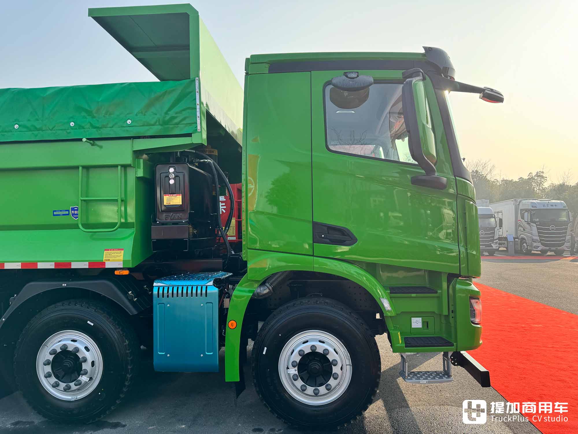 为合规城建渣土运输量身打造，北京重卡追梦8x4城建渣土车