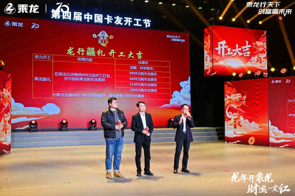 龙年开乘龙,财运一定红!第四届乘龙卡友开工节精彩上演 - 第5张 - 提加商用车网 龙年开乘龙,财运一定红!第四届乘龙卡友开工节精彩上演 - 第5张
