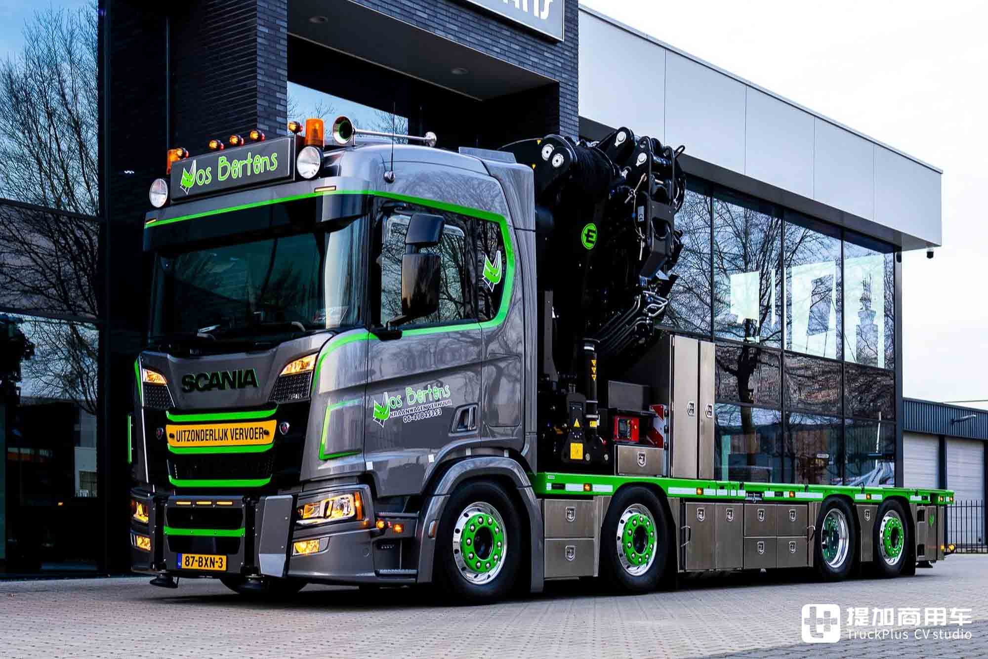 车长不超10米,四轴8x2驱动,这台斯堪尼亚R 500随车吊真是“赏心悦目” - 第2张 - 提加商用车网 车长不超10米,四轴8x2驱动,这台斯堪尼亚R 500随车吊真是“赏心悦目” - 第2张