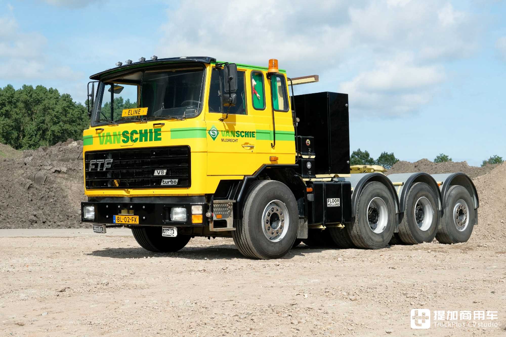 欧洲卡车的沧海遗珠,荷兰FTF卡车听说过吗?带你见证FTF四轴牵引车的新生