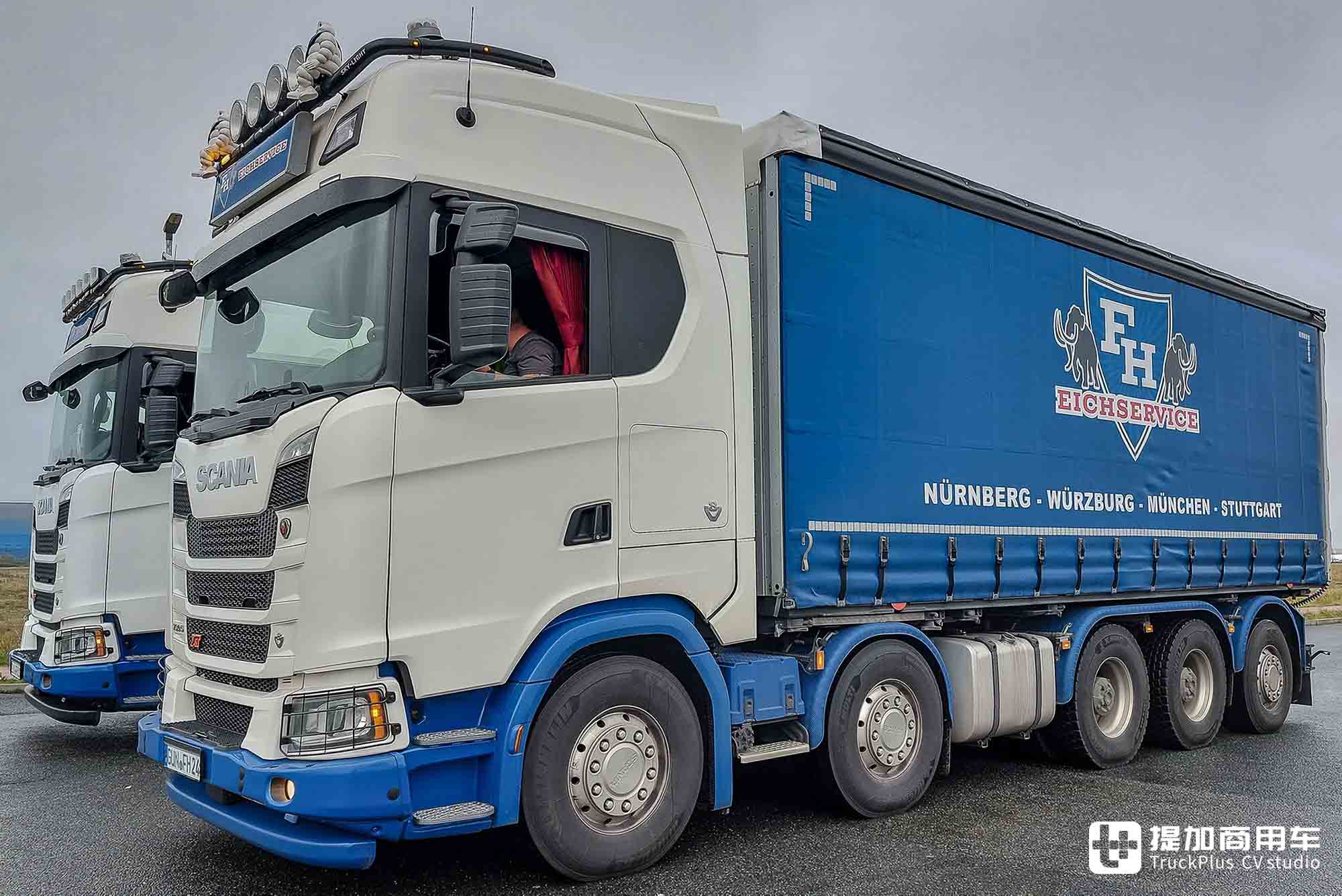 730匹V8发动机，五轴10x4驱动+空气悬挂，如此豪横的斯堪尼亚S系载货车见过吗？