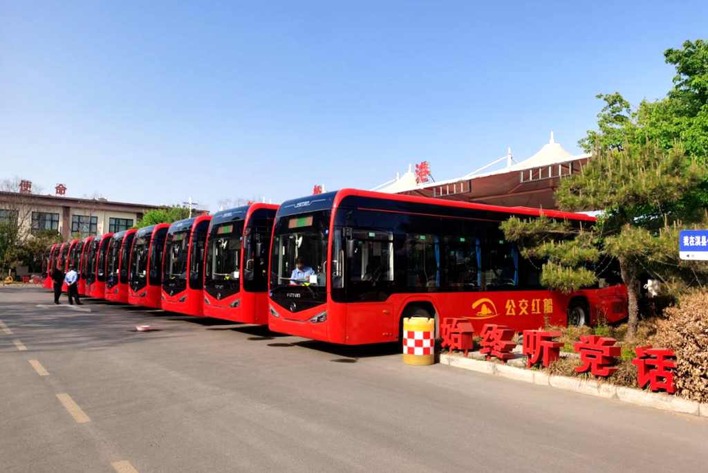 绿色公交承载红船精神 福田欧辉批量纯电“公交红船”交付淇县兴达公交 - 第1张