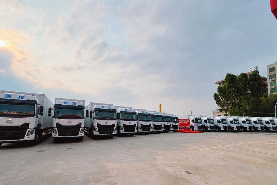 100台大单桥交付 乘龙广东快递市场地位无可撼动