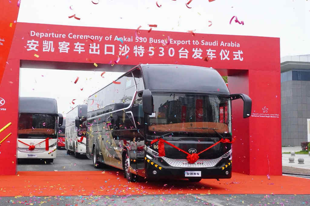 春风盛吹出海疾!530台安凯客车奔赴沙特