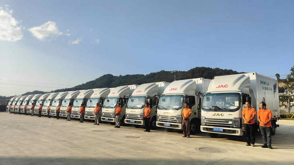 一路同行 合作共赢!西双版纳新傣园批量采购39辆江淮1卡 - 第1张 - 提加商用车网 一路同行 合作共赢!西双版纳新傣园批量采购39辆江淮1卡 - 第1张