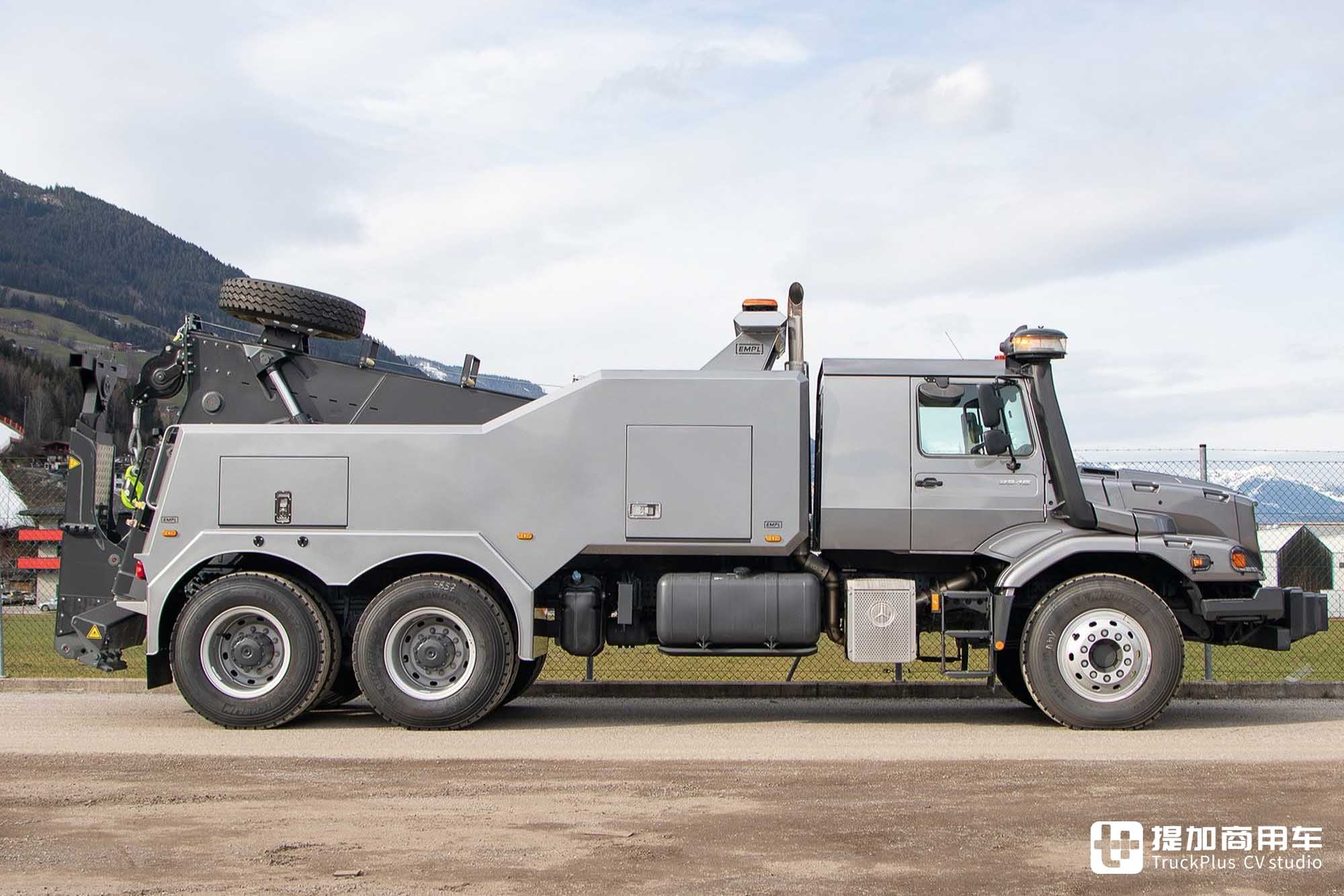 奔驰最特殊的卡车之一，长头结构越野性能强悍，带你好好看看新一代Zetros车型 - 第7张