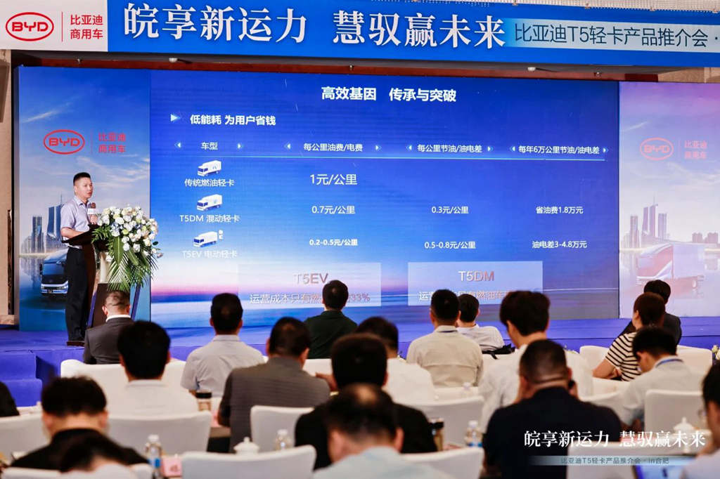 绿色物流新运力 比亚迪轻卡T5系列产品推介会合肥站开启 - 第4张 - 提加商用车网 绿色物流新运力 比亚迪轻卡T5系列产品推介会合肥站开启 - 第4张