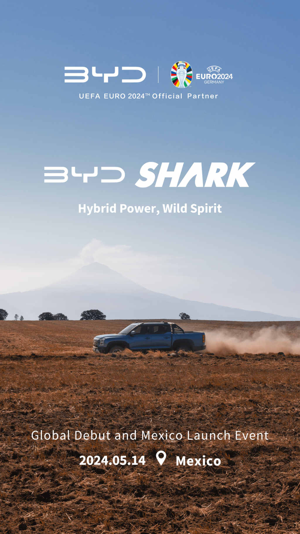 比亚迪首款皮卡墨西哥首发 BYD SHARK全球发布会暨墨西哥上市定档5月14日 - 第1张