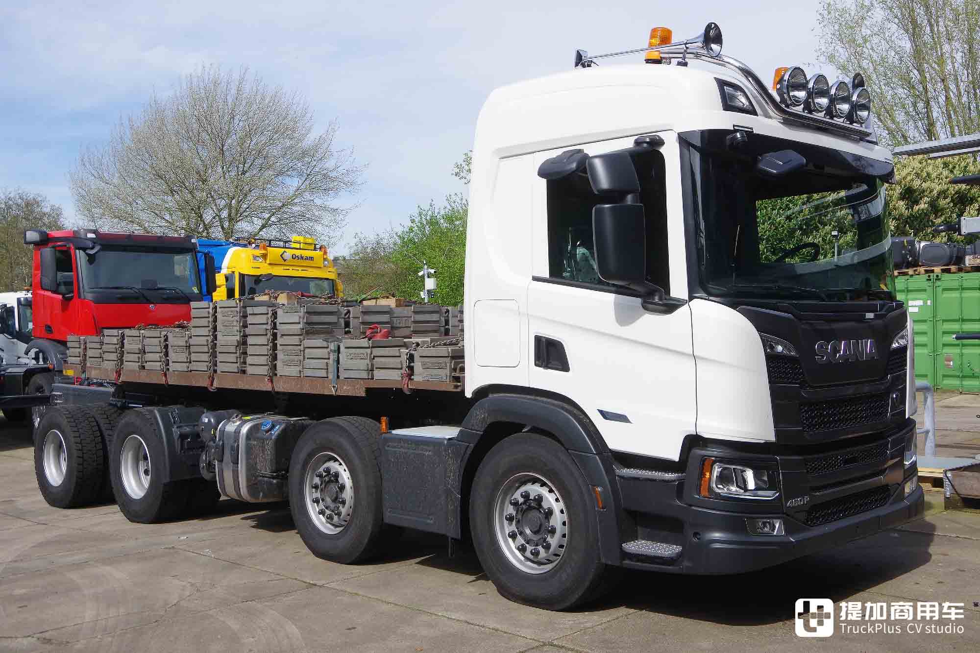 后桥双胎转向+驱动,全车空悬加持,斯堪尼亚460 P工程车底盘速览 - 第2张 - 提加商用车网 后桥双胎转向+驱动,全车空悬加持,斯堪尼亚460 P工程车底盘速览 - 第2张