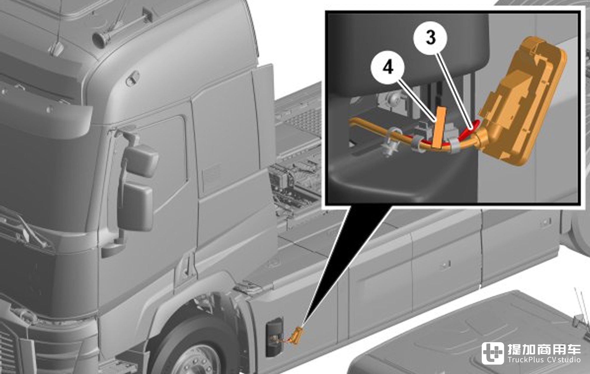 沃尔沃同款技术,细节设计到位,雷诺C E-Tech纯电城建渣土车了解一下 - 第15张 - 提加商用车网 沃尔沃同款技术,细节设计到位,雷诺C E-Tech纯电城建渣土车了解一下 - 第15张