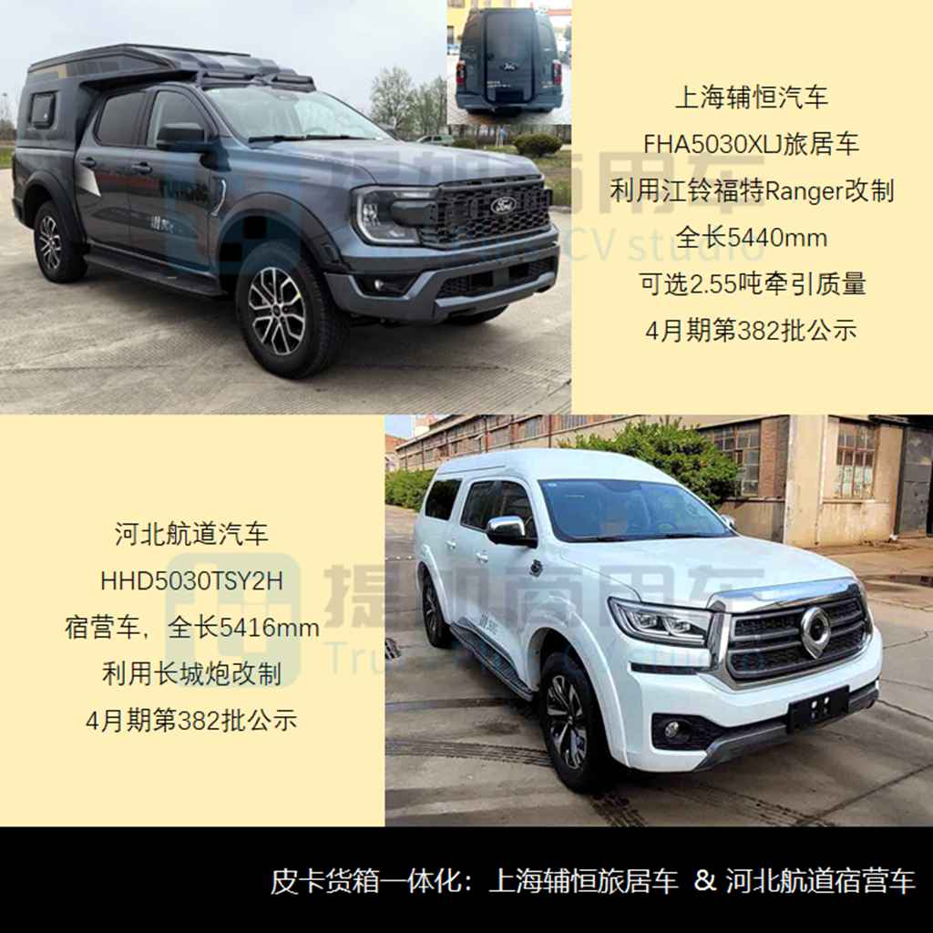 几款B票重卡房车抢眼，2024年3-4月期商旅类新车公示盘点（下） - 第4张