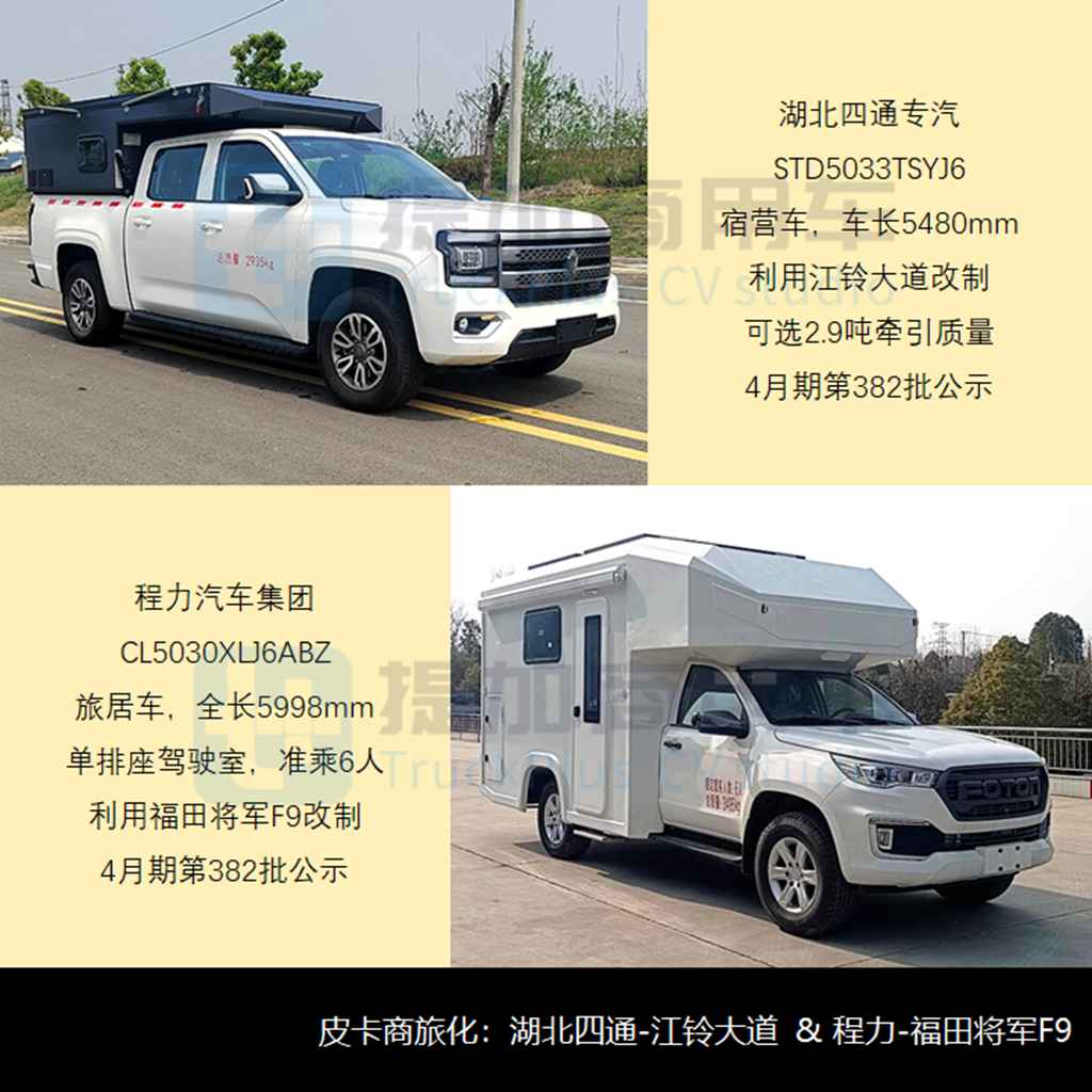 几款B票重卡房车抢眼，2024年3-4月期商旅类新车公示盘点（下） - 第5张