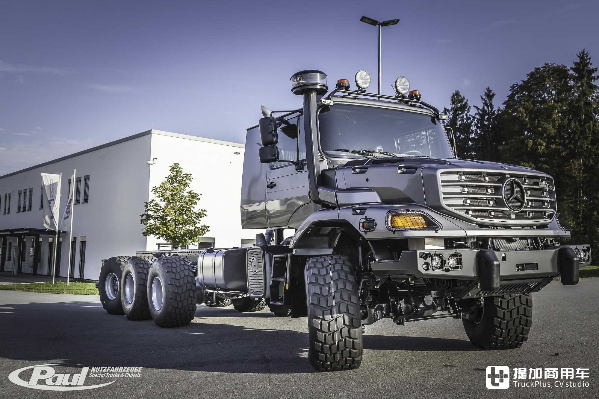 Zetros 8x8防弹车型、乌尼莫克4x4底盘亮相,Eurosatory防务展奔驰展品抢先看 - 第2张 - 提加商用车网 Zetros 8x8防弹车型、乌尼莫克4x4底盘亮相,Eurosatory防务展奔驰展品抢先看 - 第2张