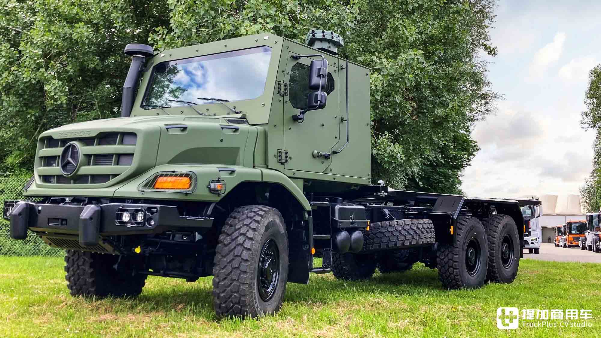Zetros 8x8防弹车型、乌尼莫克4x4底盘亮相,Eurosatory防务展奔驰展品抢先看 - 第3张 - 提加商用车网 Zetros 8x8防弹车型、乌尼莫克4x4底盘亮相,Eurosatory防务展奔驰展品抢先看 - 第3张