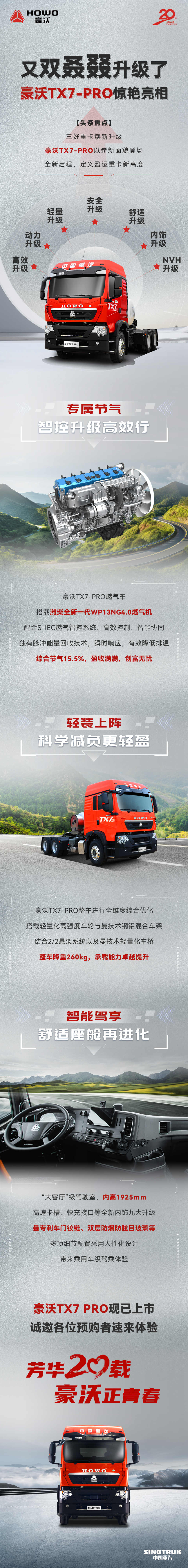 又双叒叕升级了，豪沃TX7-PRO惊艳亮相 - 第1张