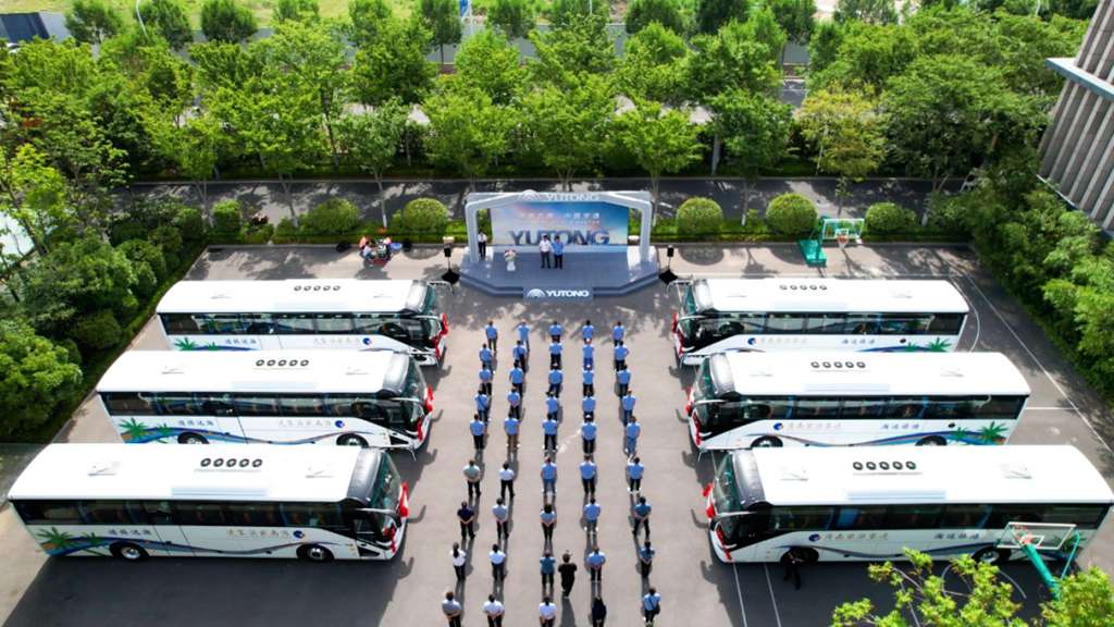 130辆!宇通高端新能源旅游客车交付海南 - 第2张 - 提加商用车网 130辆!宇通高端新能源旅游客车交付海南 - 第2张