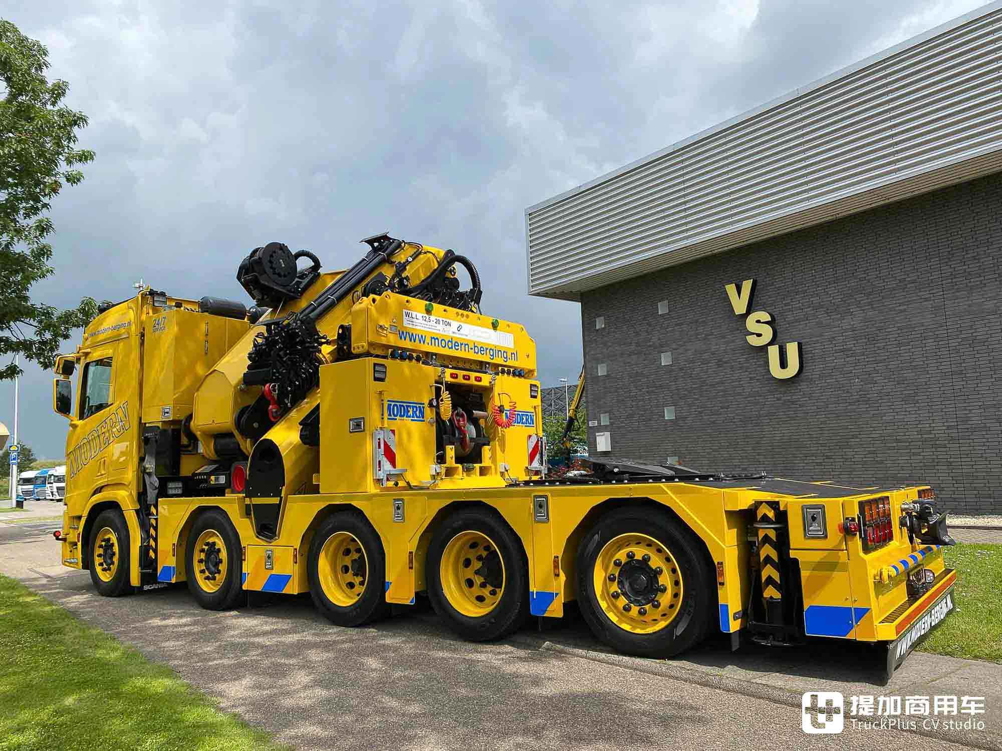随车吊秒变五轴牵引车,10米级车身+Super动力链,斯堪尼亚R 560随车吊实拍 - 第11张 - 提加商用车网 随车吊秒变五轴牵引车,10米级车身+Super动力链,斯堪尼亚R 560随车吊实拍 - 第11张