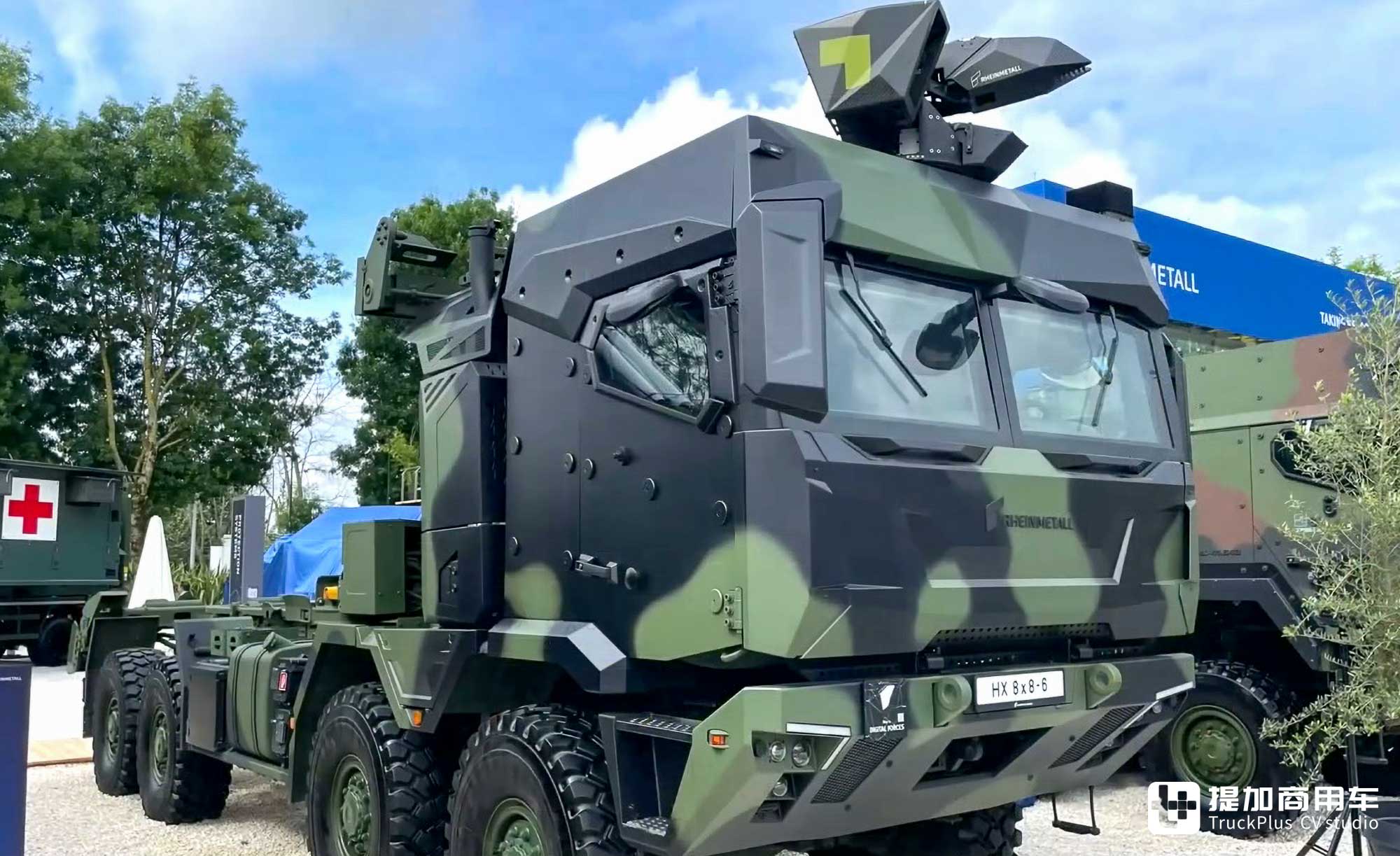 “敞篷”斯堪尼亚军卡、防弹沃尔沃8x8亮相,带你看Eurosatory防务展上的军用卡车 - 第6张 - 提加商用车网 “敞篷”斯堪尼亚军卡、防弹沃尔沃8x8亮相,带你看Eurosatory防务展上的军用卡车 - 第6张