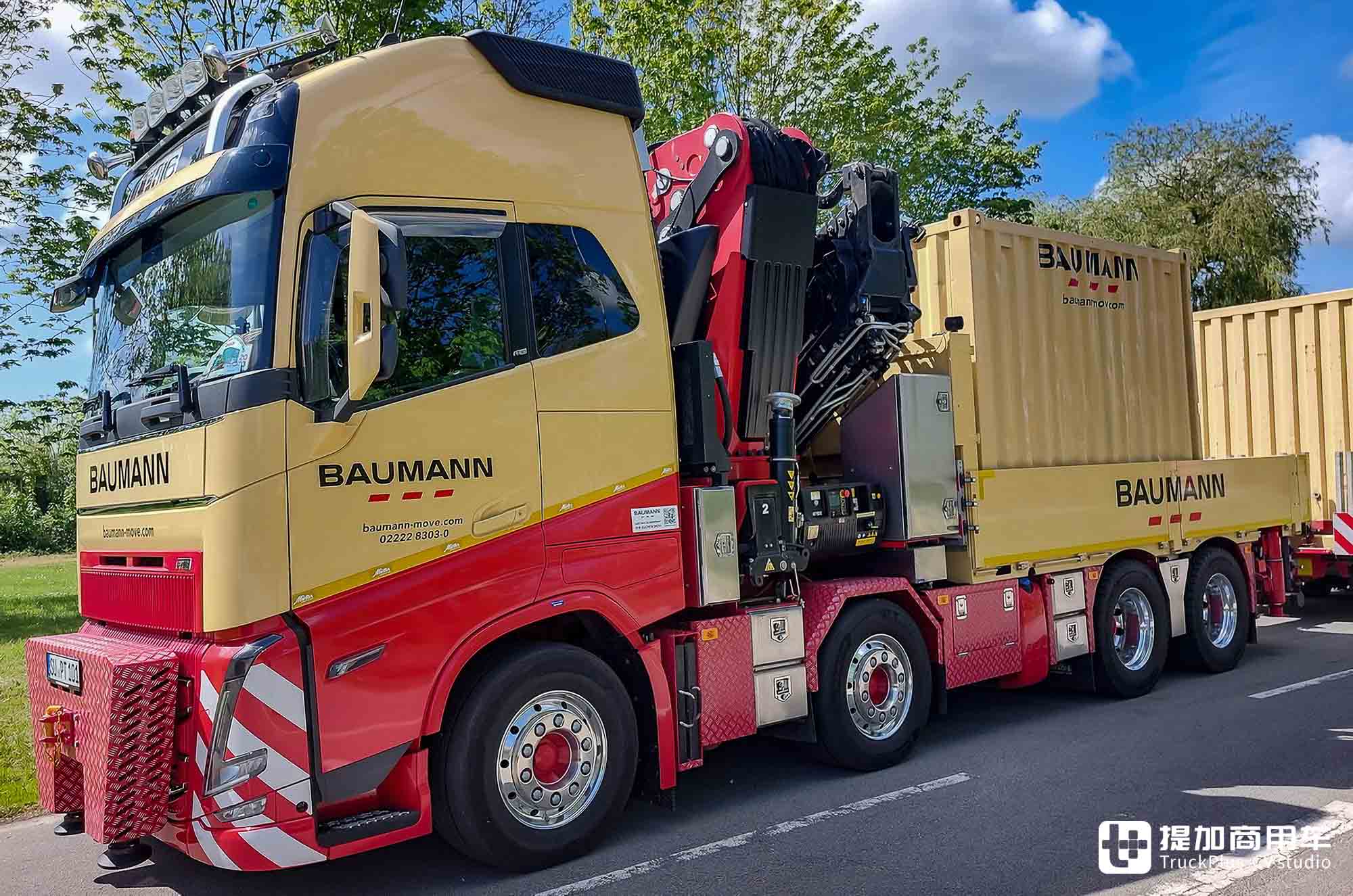 750匹马力+顶级车身配置,大件运输后勤车,沃尔沃FH 16多用途随车吊实拍 - 第1张 - 提加商用车网 750匹马力+顶级车身配置,大件运输后勤车,沃尔沃FH 16多用途随车吊实拍 - 第1张