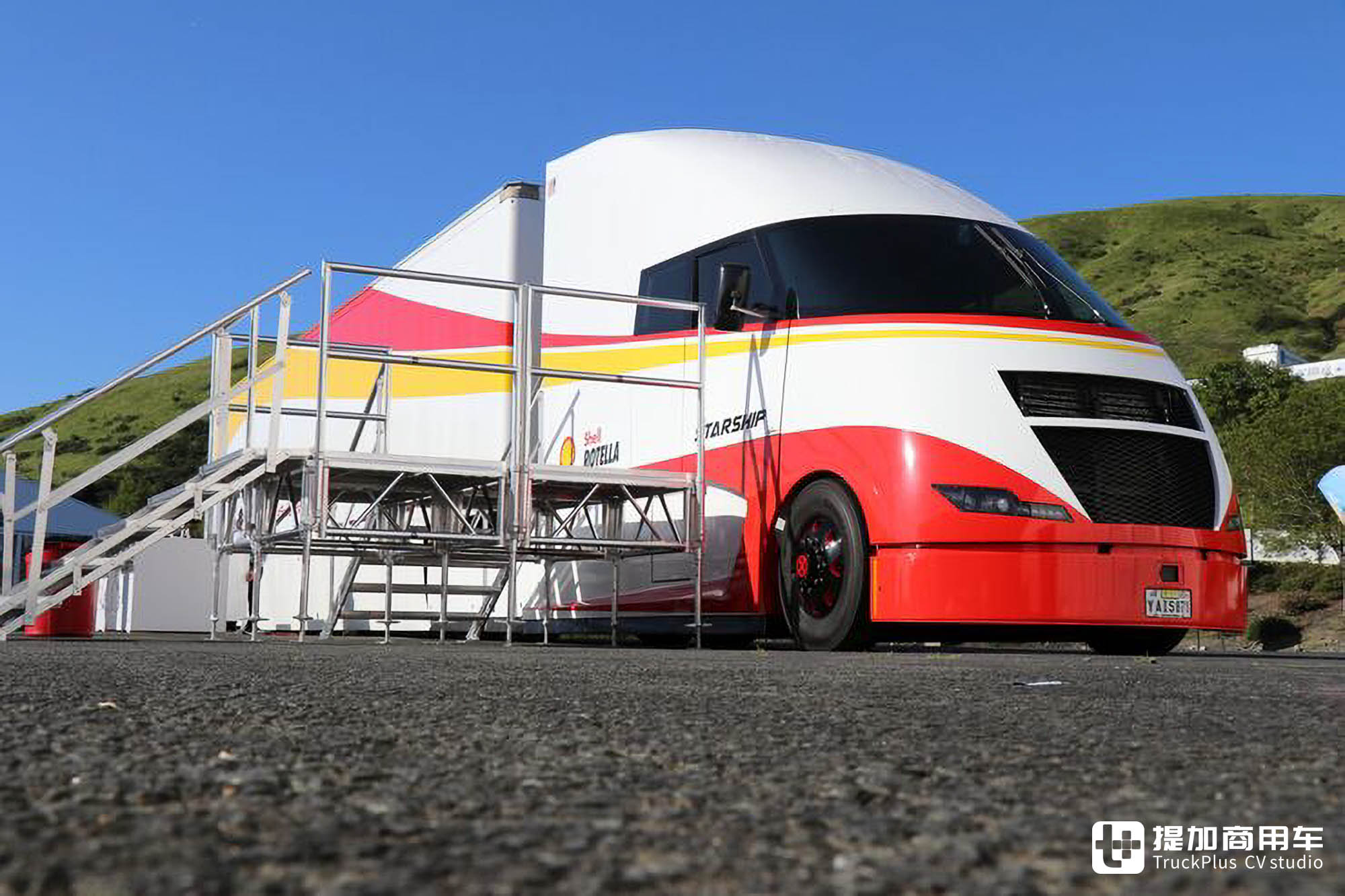 石油公司造重卡?高铁造型,还与解放合作,壳牌Starship系列卡车见过没 - 第1张 - 提加商用车网 石油公司造重卡?高铁造型,还与解放合作,壳牌Starship系列卡车见过没 - 第1张