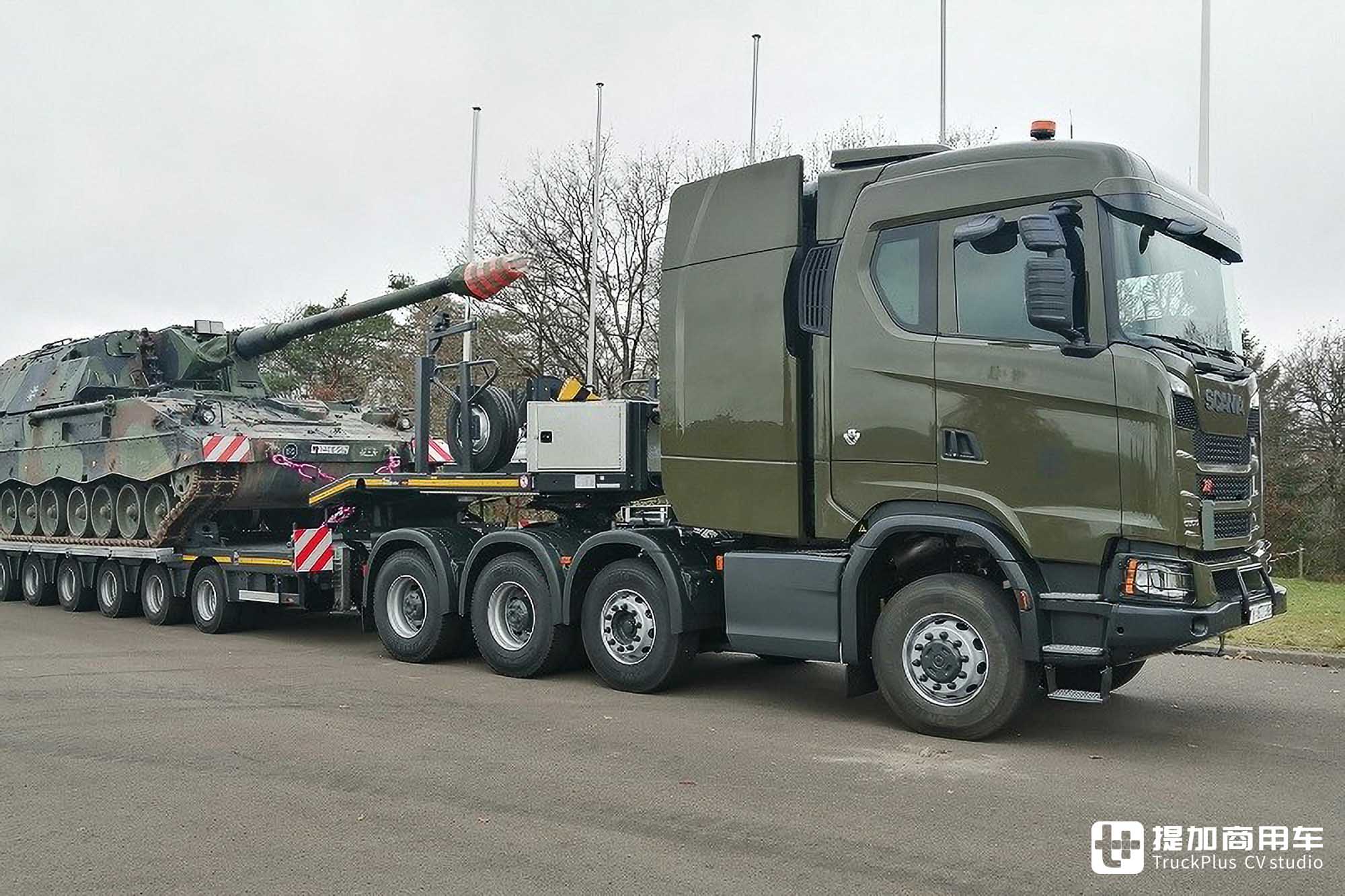 8x6驱动配V8发动机,牵引坦克专用,带您看斯堪尼亚650 S XT军用重型牵引车 - 第10张 - 提加商用车网 8x6驱动配V8发动机,牵引坦克专用,带您看斯堪尼亚650 S XT军用重型牵引车 - 第10张