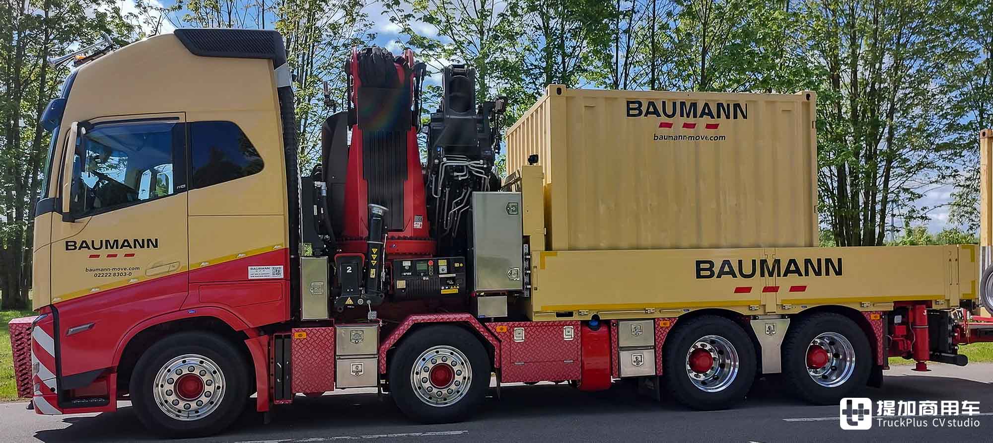 750匹马力+顶级车身配置,大件运输后勤车,沃尔沃FH 16多用途随车吊实拍 - 第12张 - 提加商用车网 750匹马力+顶级车身配置,大件运输后勤车,沃尔沃FH 16多用途随车吊实拍 - 第12张