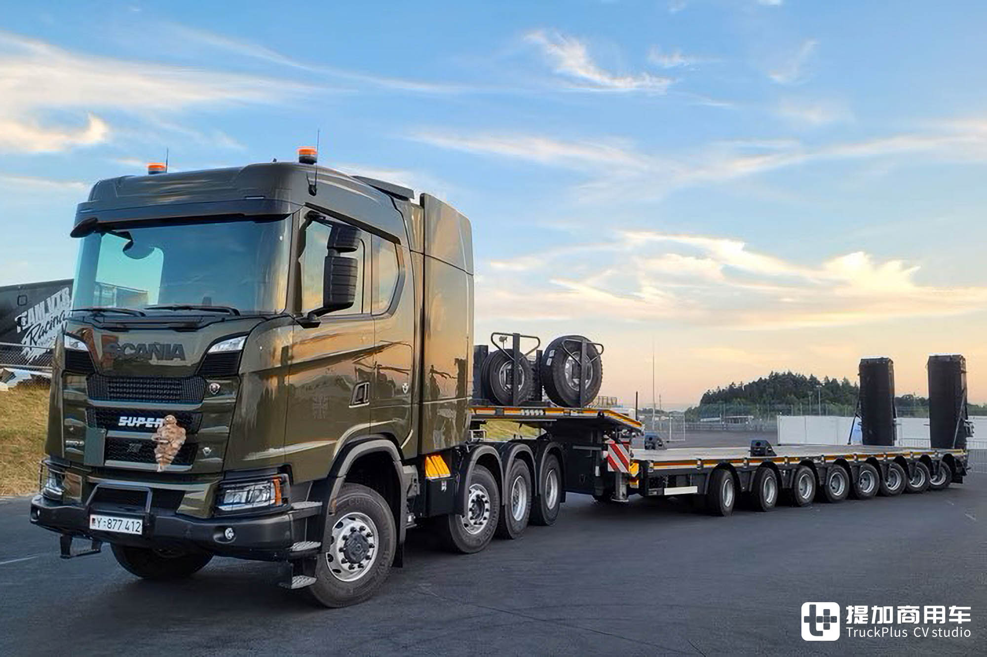 8x6驱动配V8发动机,牵引坦克专用,带您看斯堪尼亚650 S XT军用重型牵引车 - 第15张 - 提加商用车网 8x6驱动配V8发动机,牵引坦克专用,带您看斯堪尼亚650 S XT军用重型牵引车 - 第15张