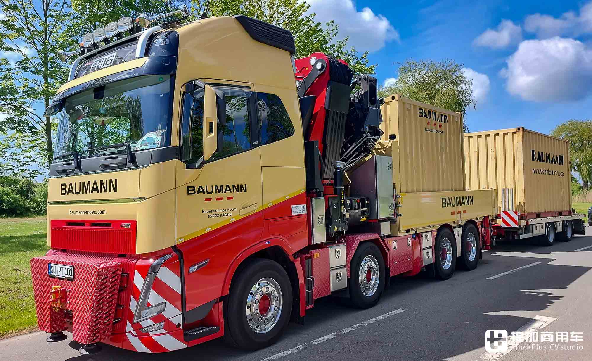 750匹马力+顶级车身配置,大件运输后勤车,沃尔沃FH 16多用途随车吊实拍 - 第2张 - 提加商用车网 750匹马力+顶级车身配置,大件运输后勤车,沃尔沃FH 16多用途随车吊实拍 - 第2张