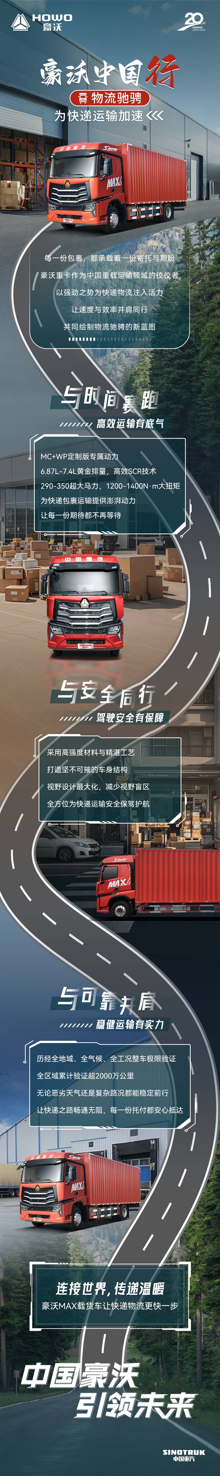 豪沃中国行丨物流驰骋，为快递运输加速 - 第1张