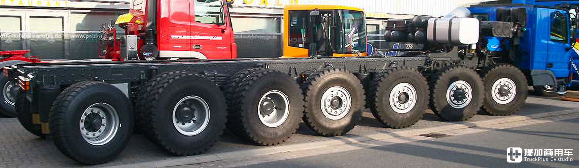 七轴14x8底盘,改装低入口驾驶室,奔驰Actros钻井车底盘实拍 - 第13张 - 提加商用车网 七轴14x8底盘,改装低入口驾驶室,奔驰Actros钻井车底盘实拍 - 第13张