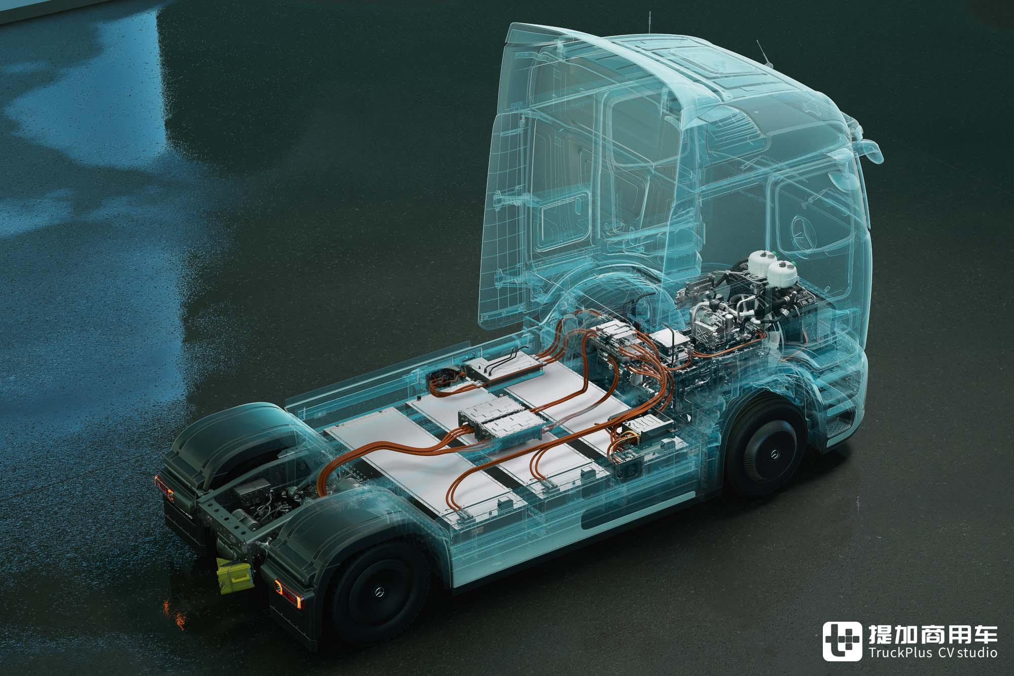 eActros 600电动重卡交付在即,奔驰柴油卡车工厂如何转型新能源?这篇文章带您看 - 第3张 - 提加商用车网 eActros 600电动重卡交付在即,奔驰柴油卡车工厂如何转型新能源?这篇文章带您看 - 第3张