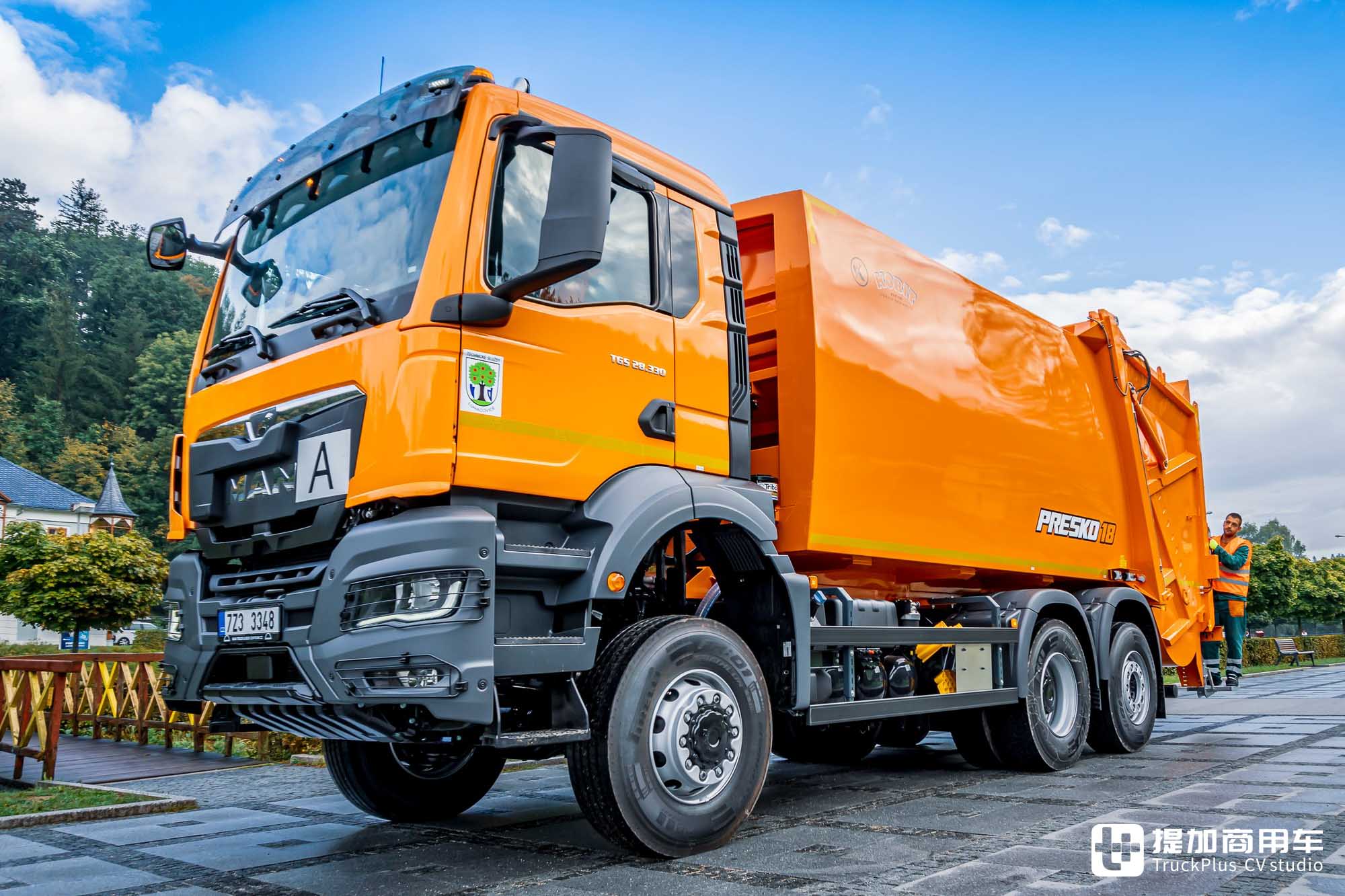 曼恩TGS底盘,6x4前驱加持越野套件,这台城市垃圾车不一般 - 第4张 - 提加商用车网 曼恩TGS底盘,6x4前驱加持越野套件,这台城市垃圾车不一般 - 第4张