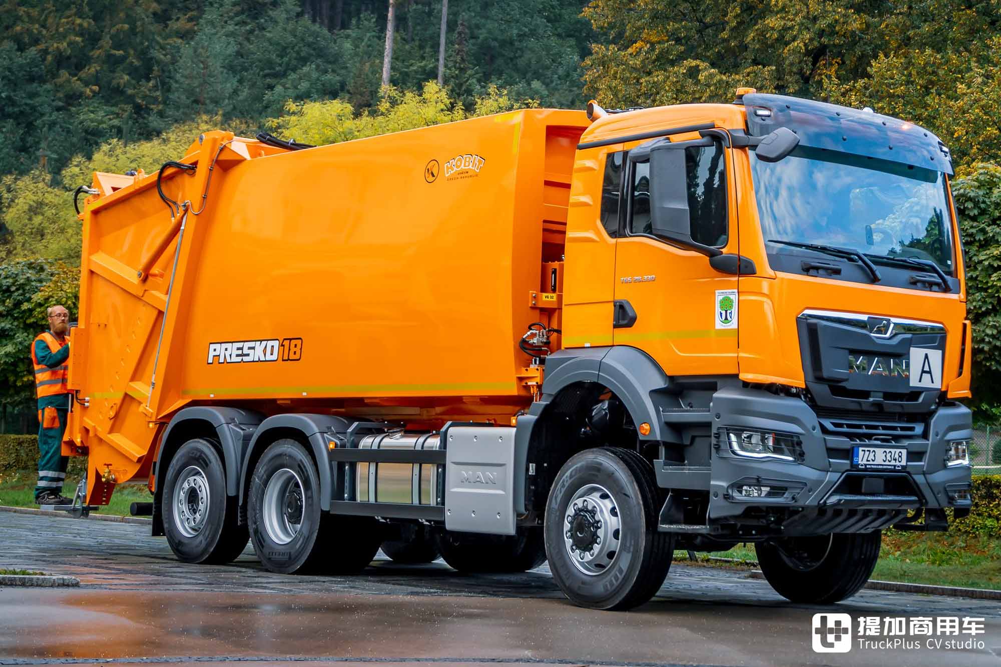 曼恩TGS底盘,6x4前驱加持越野套件,这台城市垃圾车不一般 - 第6张 - 提加商用车网 曼恩TGS底盘,6x4前驱加持越野套件,这台城市垃圾车不一般 - 第6张