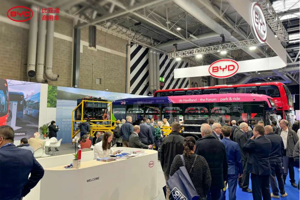 比亚迪亮相英国伯明翰客车展Euro Bus Expo 2024 - 第2张
