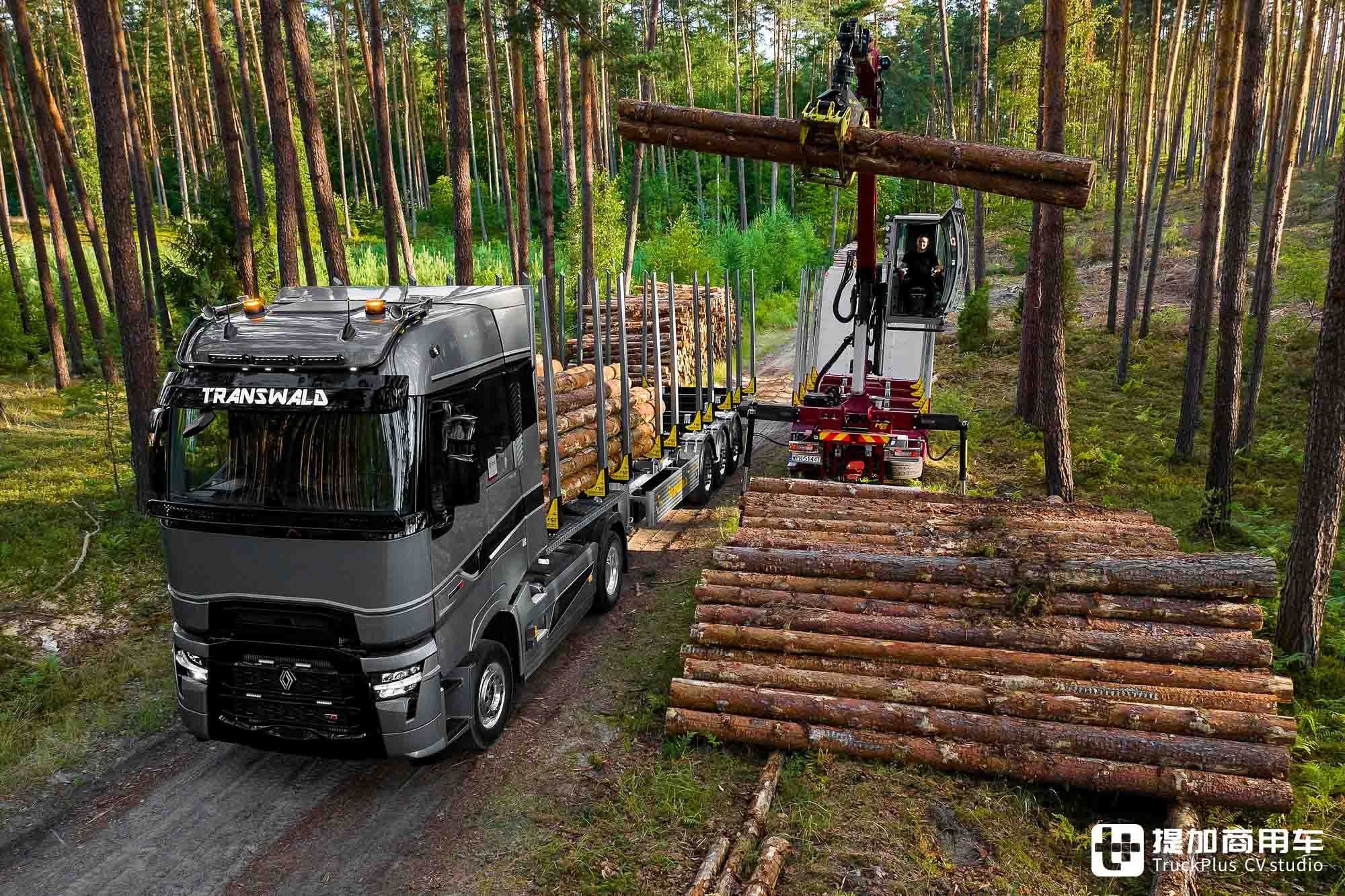 涡轮复合发动机,法式浪漫设计,顶配雷诺T-High牵引车用来拉木头 - 第18张 - 提加商用车网 涡轮复合发动机,法式浪漫设计,顶配雷诺T-High牵引车用来拉木头 - 第18张
