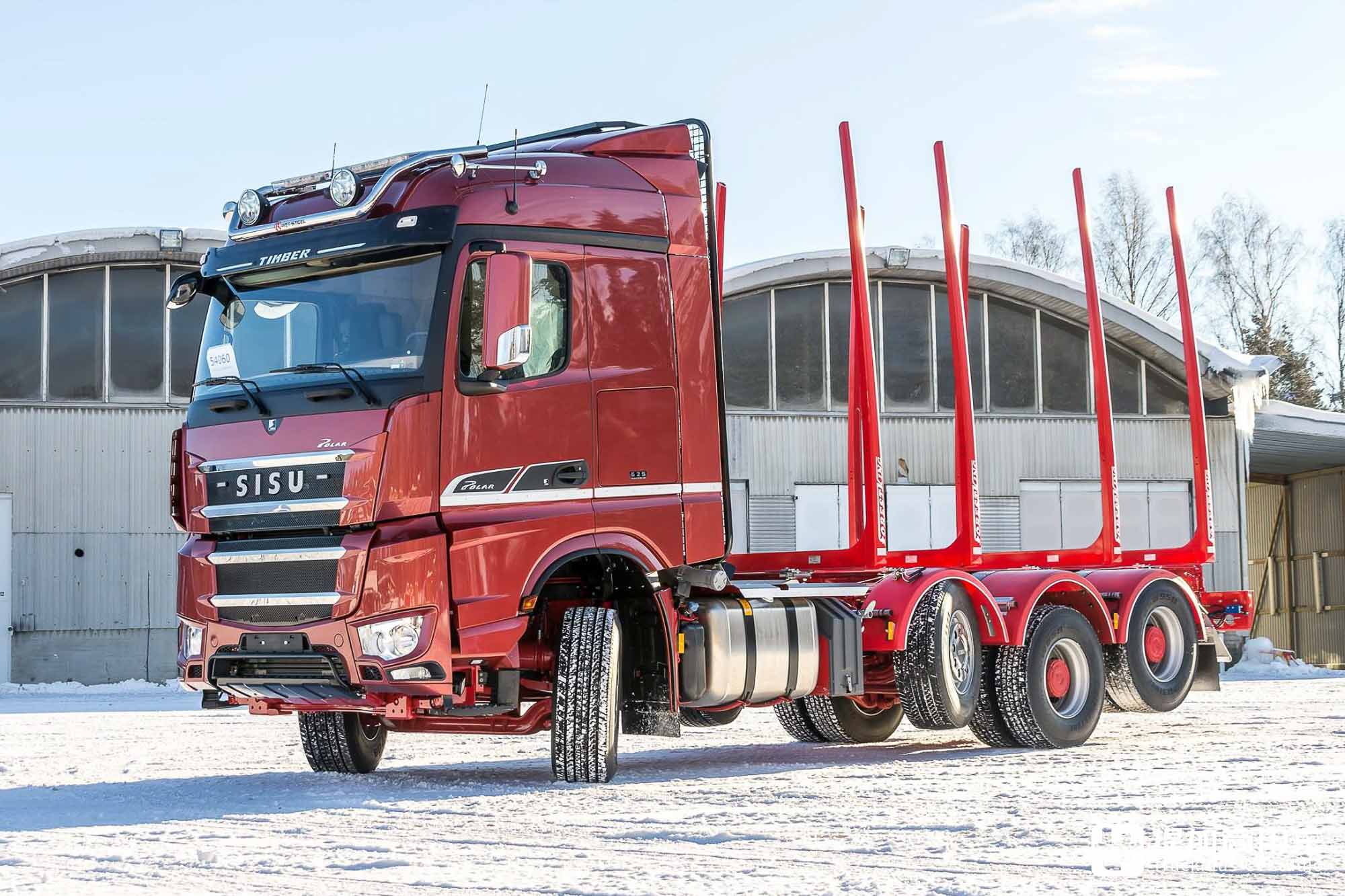 来自芬兰的极地卡车,奔驰Arocs同款平台,西苏Polar木材运输车实拍 - 第5张 - 提加商用车网 来自芬兰的极地卡车,奔驰Arocs同款平台,西苏Polar木材运输车实拍 - 第5张