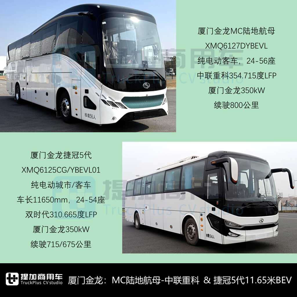 厦门金龙&中联重科首款车型来袭，工信部第391批新品公示之M类客车篇 - 第4张