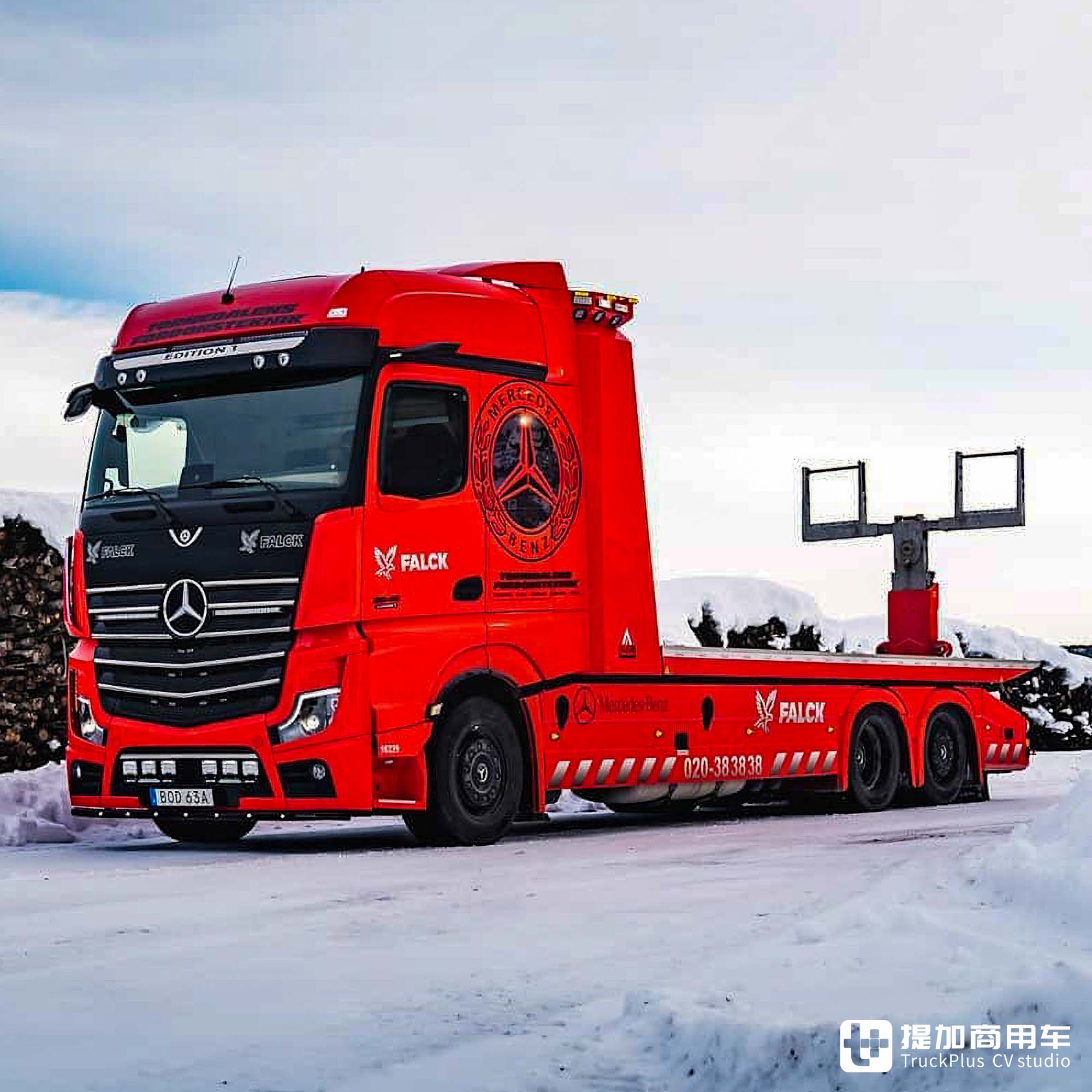 全球限量400台,爆改强大外观,奔驰Actros Edition 1清障车实拍 - 第1张 - 提加商用车网 全球限量400台,爆改强大外观,奔驰Actros Edition 1清障车实拍 - 第1张