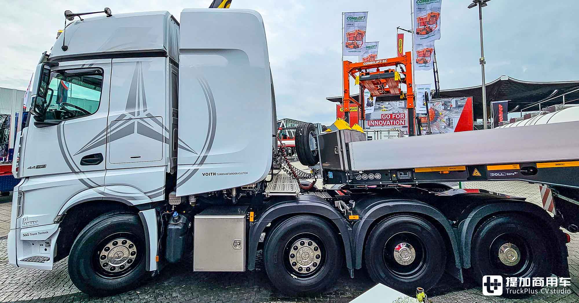 战斗力高达500吨!大件运输行业典范,这台奔驰Actros SLT大件牵引车配置不一般 - 第12张 - 提加商用车网 战斗力高达500吨!大件运输行业典范,这台奔驰Actros SLT大件牵引车配置不一般 - 第12张