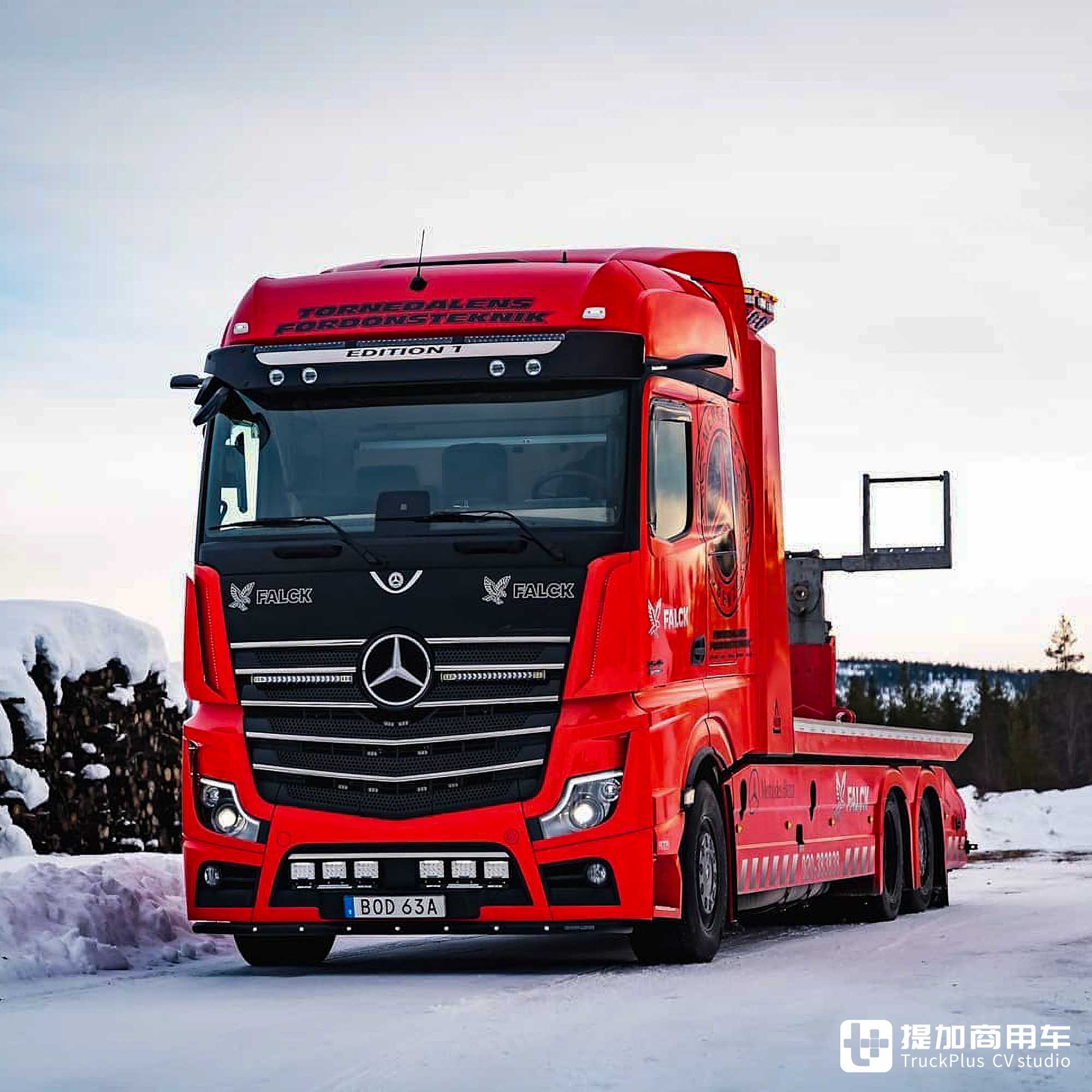 全球限量400台,爆改强大外观,奔驰Actros Edition 1清障车实拍 - 第2张 - 提加商用车网 全球限量400台,爆改强大外观,奔驰Actros Edition 1清障车实拍 - 第2张