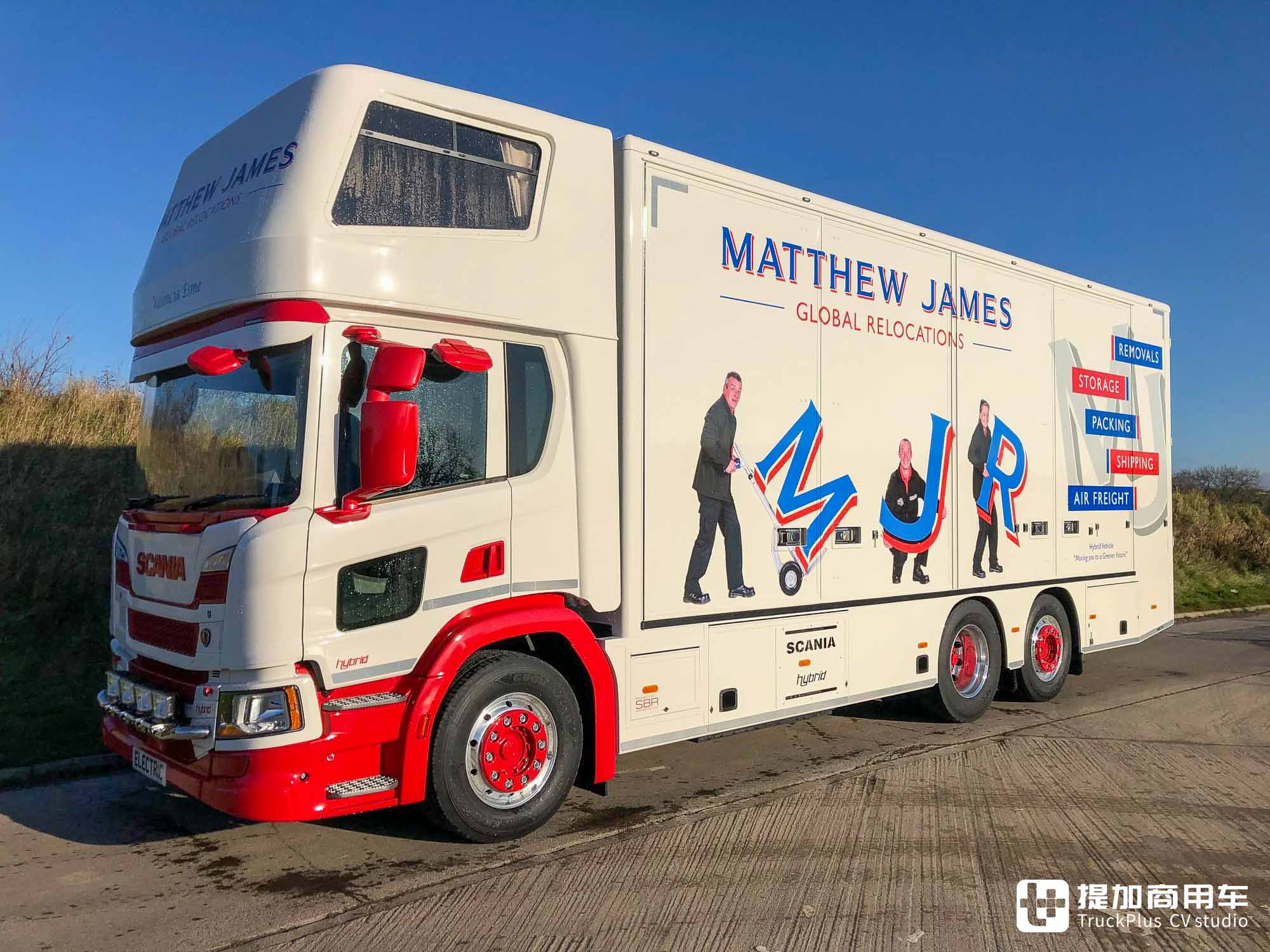 混合动力+五缸柴油机,还带顶置睡眠舱,斯堪尼亚P 320 Hybrid混动搬家车实拍介绍 - 第2张 - 提加商用车网 混合动力+五缸柴油机,还带顶置睡眠舱,斯堪尼亚P 320 Hybrid混动搬家车实拍介绍 - 第2张