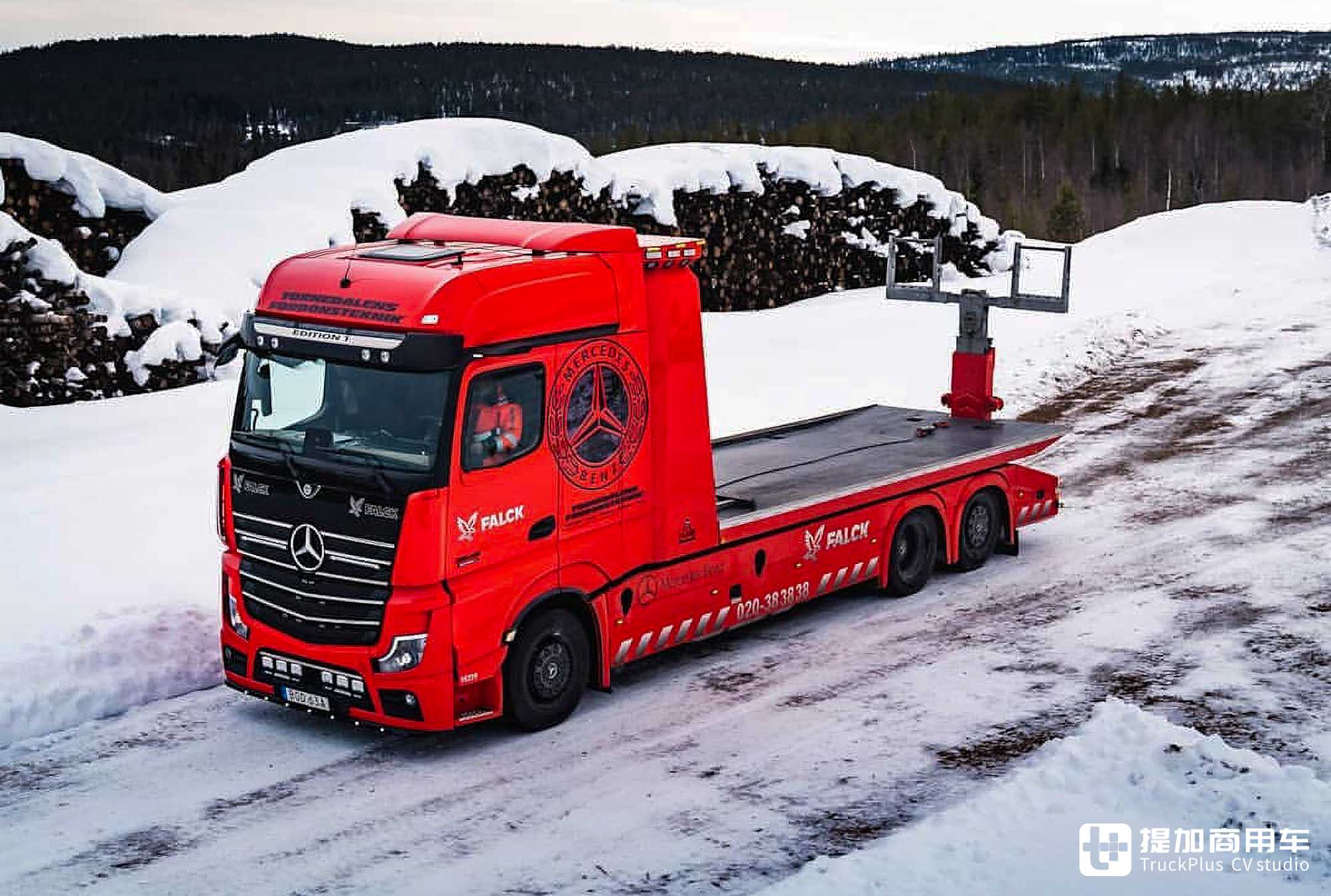 全球限量400台,爆改强大外观,奔驰Actros Edition 1清障车实拍 - 第3张 - 提加商用车网 全球限量400台,爆改强大外观,奔驰Actros Edition 1清障车实拍 - 第3张