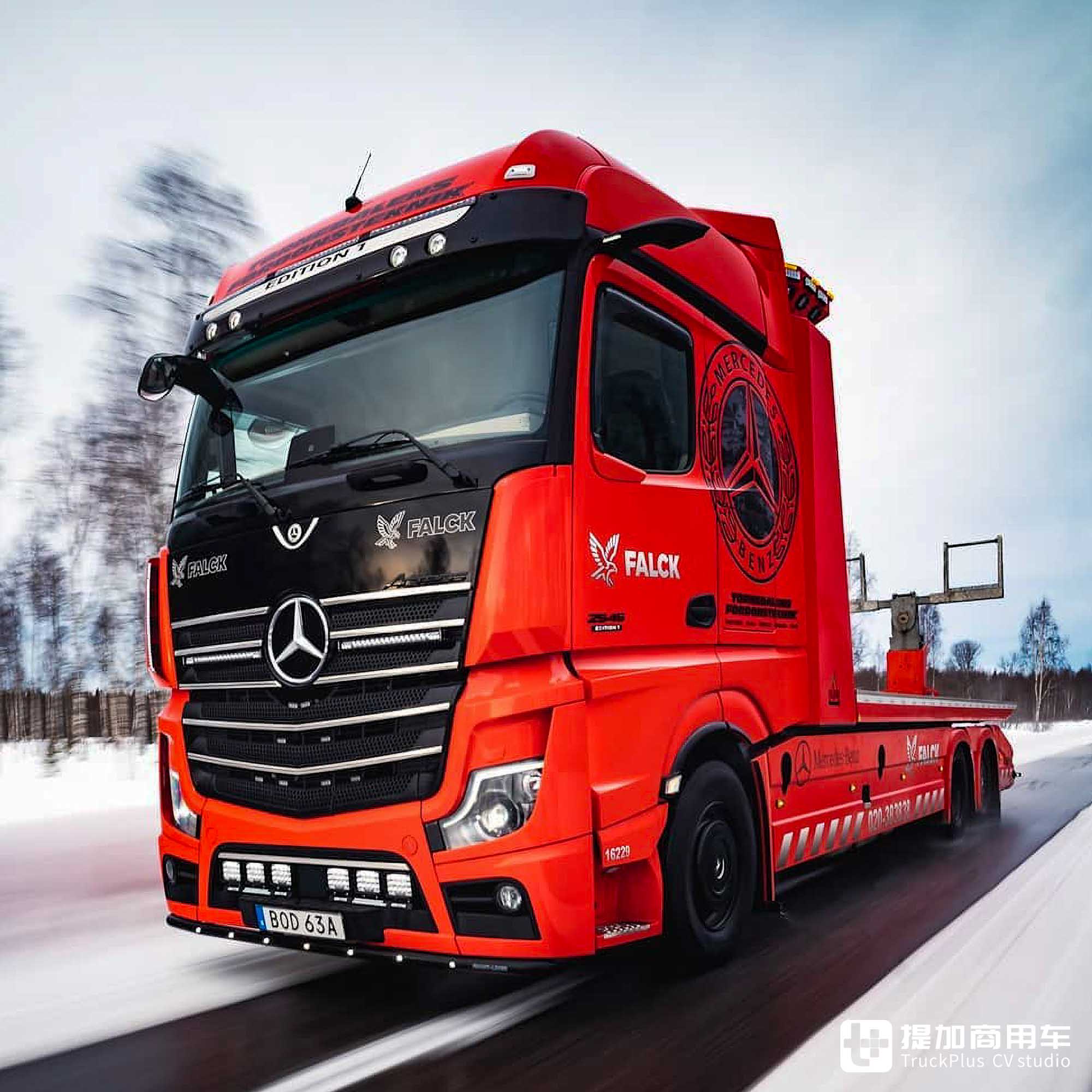 全球限量400台,爆改强大外观,奔驰Actros Edition 1清障车实拍 - 第6张 - 提加商用车网 全球限量400台,爆改强大外观,奔驰Actros Edition 1清障车实拍 - 第6张