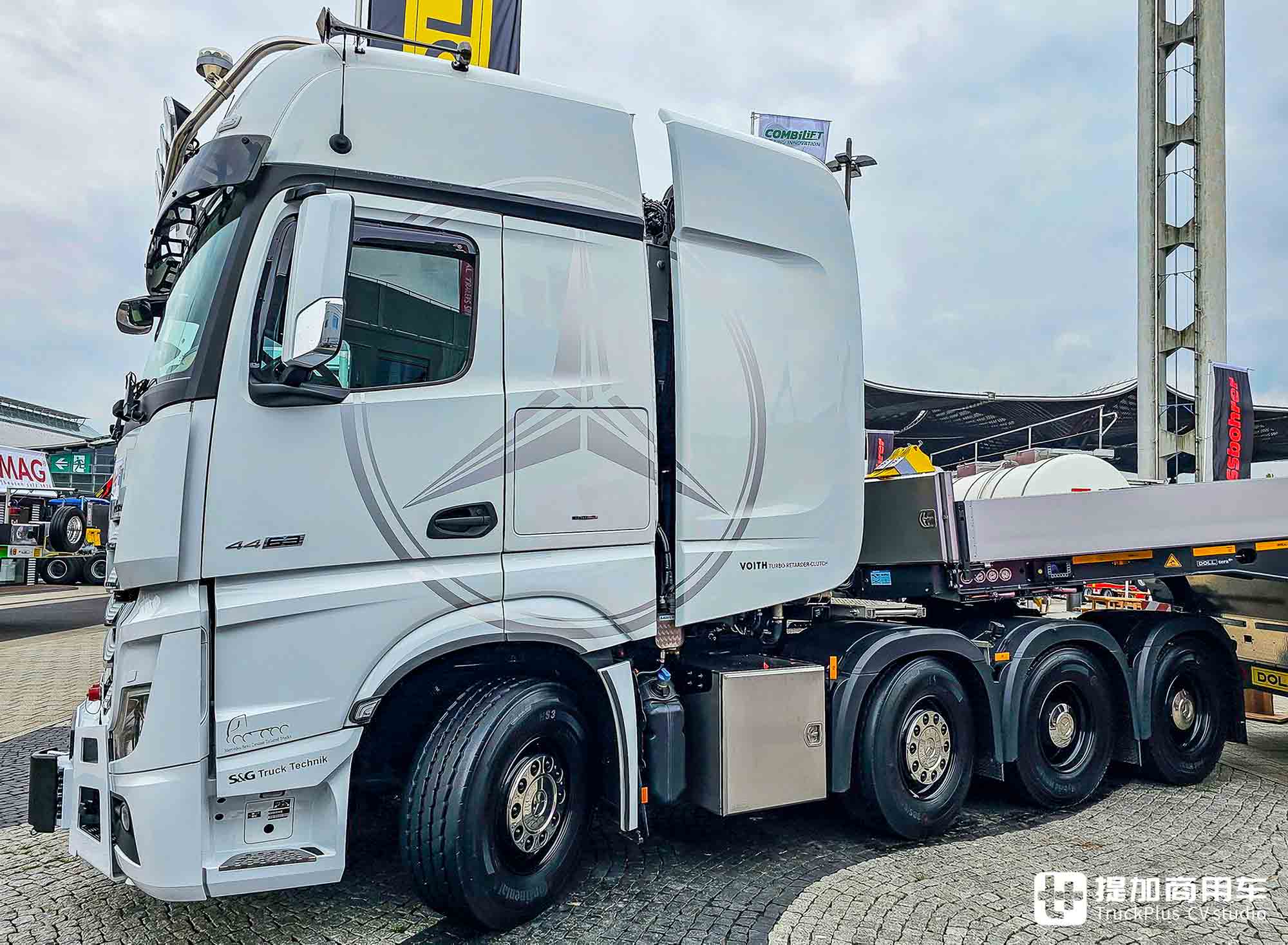 战斗力高达500吨!大件运输行业典范,这台奔驰Actros SLT大件牵引车配置不一般 - 第8张 - 提加商用车网 战斗力高达500吨!大件运输行业典范,这台奔驰Actros SLT大件牵引车配置不一般 - 第8张